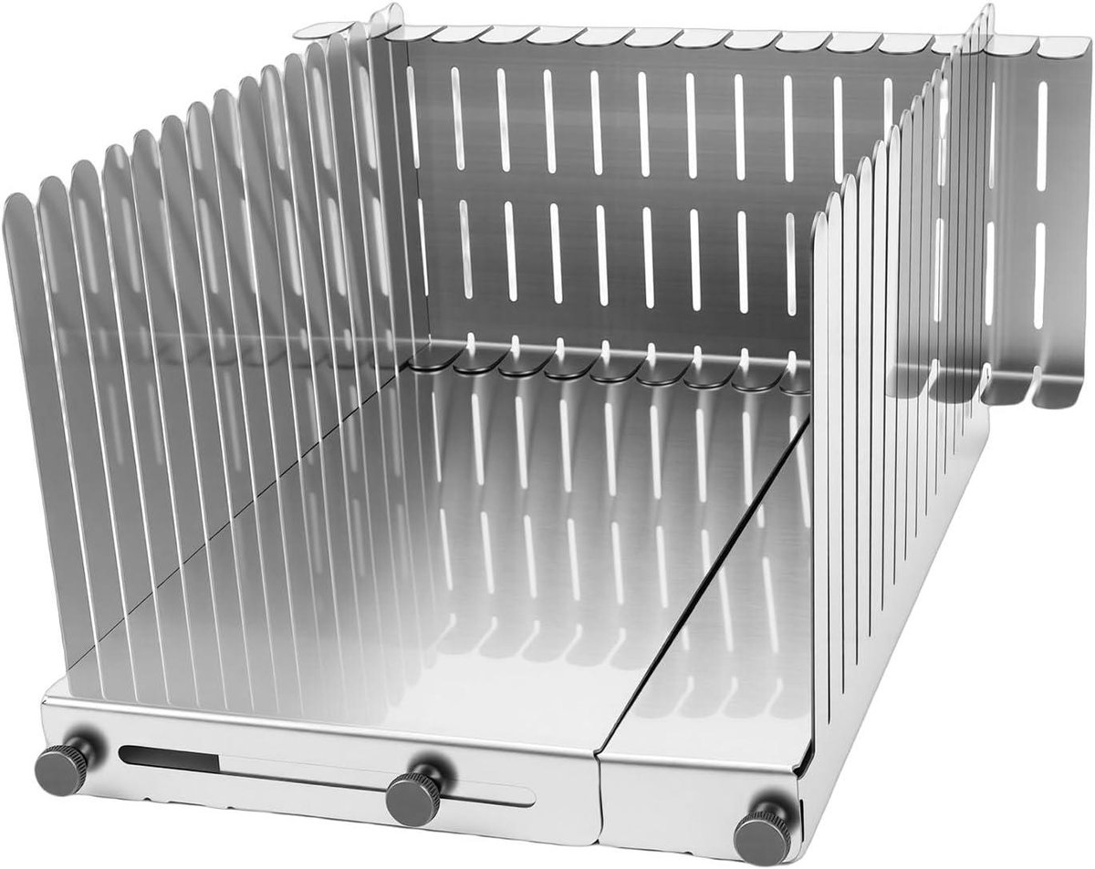 Broodsnijder Gids Broodsnijhulp Uniform Brood Snijden Roestvrijstalen Constructie 37 x 18 x 9 cm Zilver