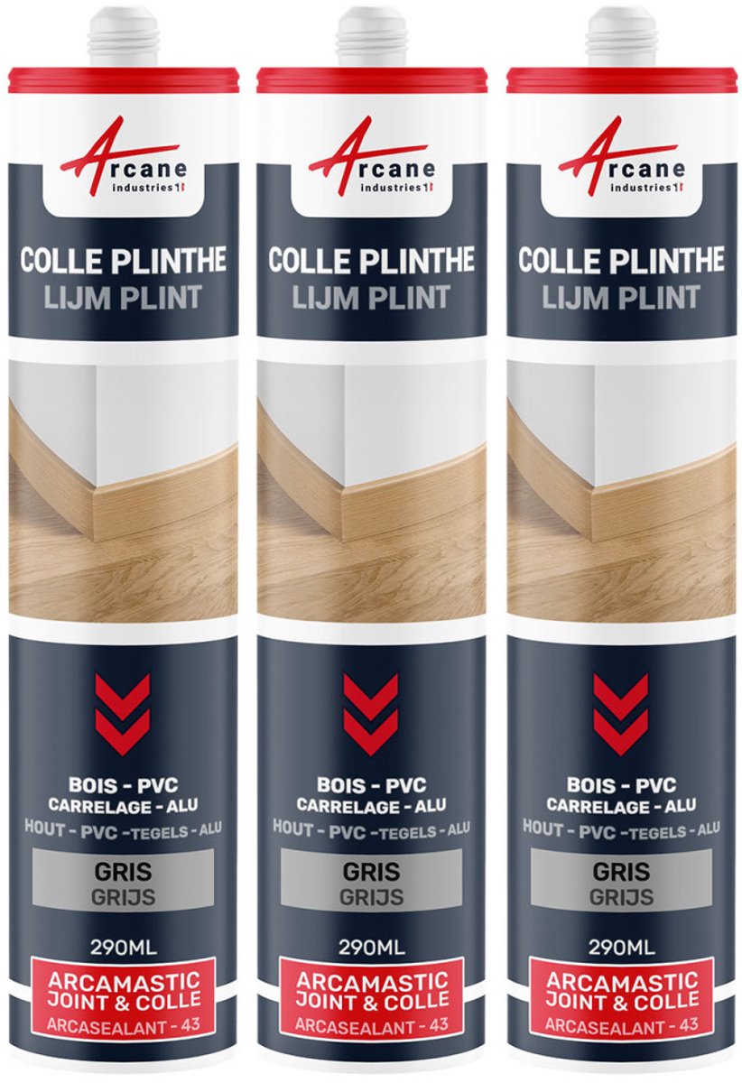Hybride Polymeer Kit Lijm Plinten: ARCAMASTIC JOINT ET COLLE PLINTHES