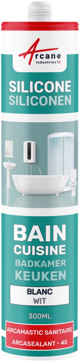 Voeg voor badkamer: Silicone douche, badkuip, wastafel - ARCASEALANT - 45