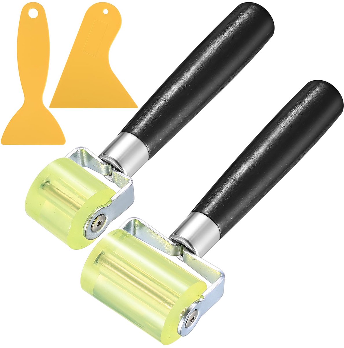 Dailygoods - 2 Stuks Aandrukrol en Aandrukwals - Hittebestendige Silicone Handdrukroller