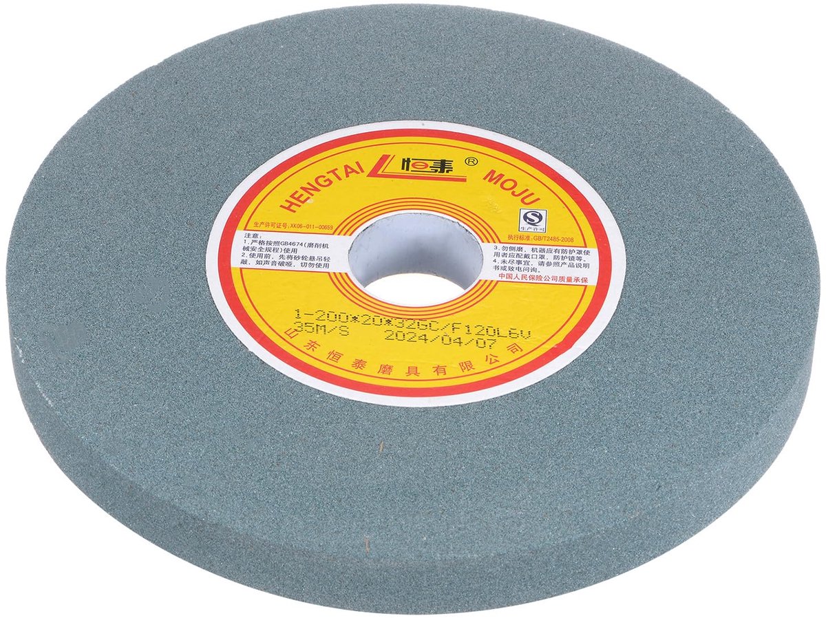 Dailygoods - 8 Inch Bench Grinding Wheels GC 120 Granule - Groen Siliconen Carbide Schuurwiel