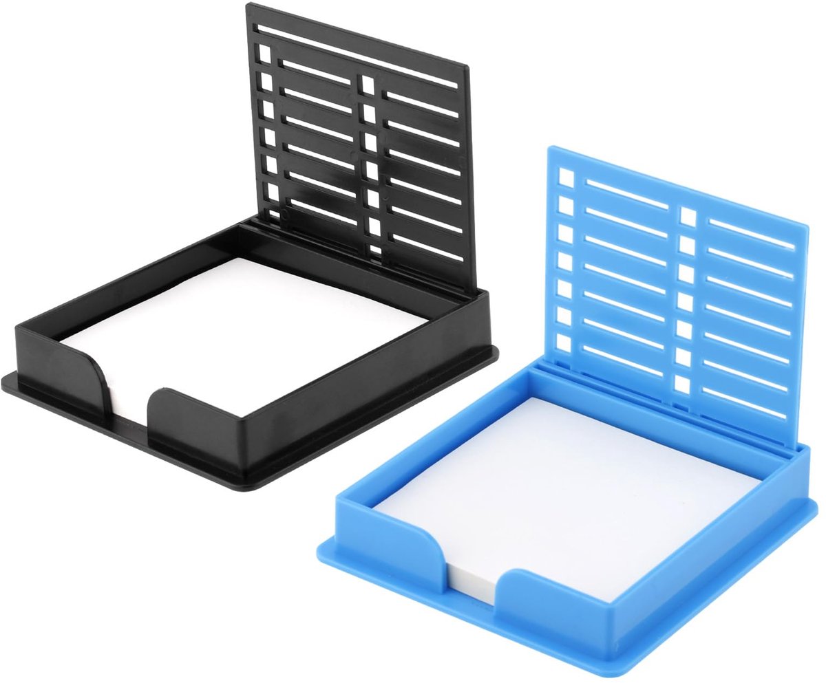 Dailygoods - 2Pcs Sticky Note Template met Stickers en Notitiehouder - Organiseer je Notities