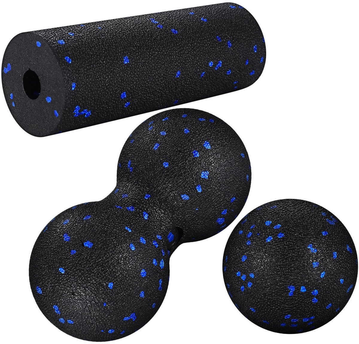 Dailygoods- Fasciabal 3 Stuks - Massagebal voor Voet/Hand/Rug - EPP Materiaal - Lichtgewicht/Duurzaam - Ergonomisch Ontwerp - Ideaal voor Fasciatraining