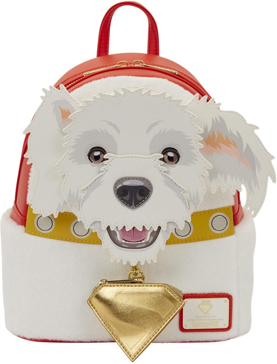 Loungefly DC Supergirl Krypto Mini Backpack