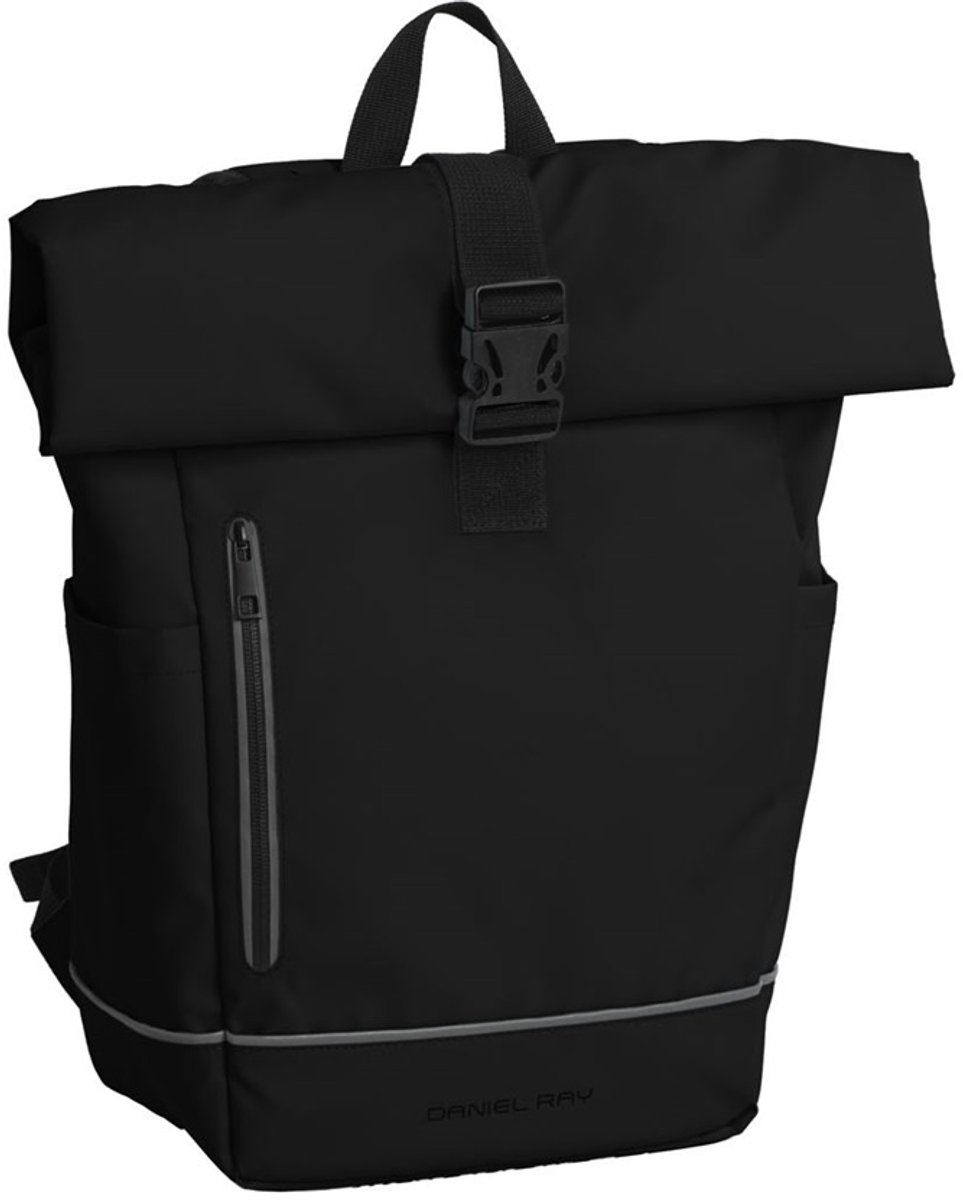 Daniel Ray Bellevue Rolltop Laptop Rugzak Waterproof - 15,6 inch - Zwart
