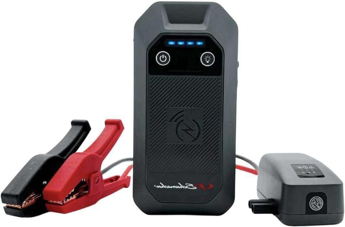 Auto Starthulp - Booster Jump Starter - Voertuig Starten - 1500A Kracht - 12V - Zwart