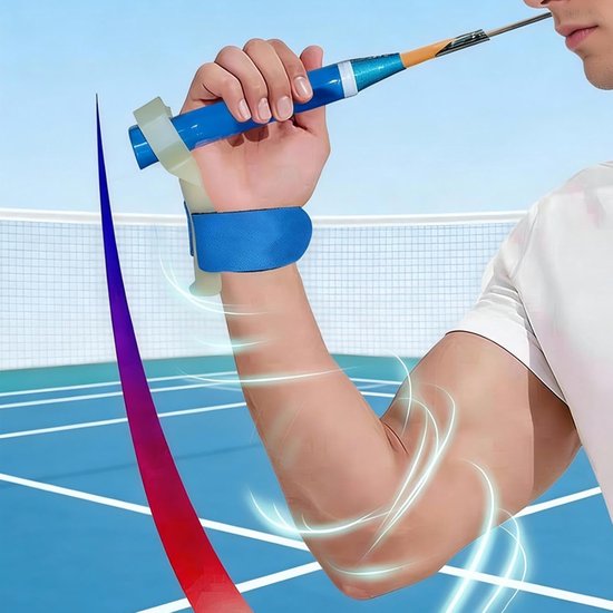 Badminton Trainer - Slag Oefenhulpmiddel - Vaardigheden Verbeteren - Corrigeert Slechte Grip - 13.7 cm - Niet gespecificeerd — afbeelding 2