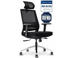Stane Classic Plus Ergonomische Bureaustoel Office Chair - Bureaustoelen voor Volwassenen Computer Stoel - NEN-EN1335 Gecertificeerd