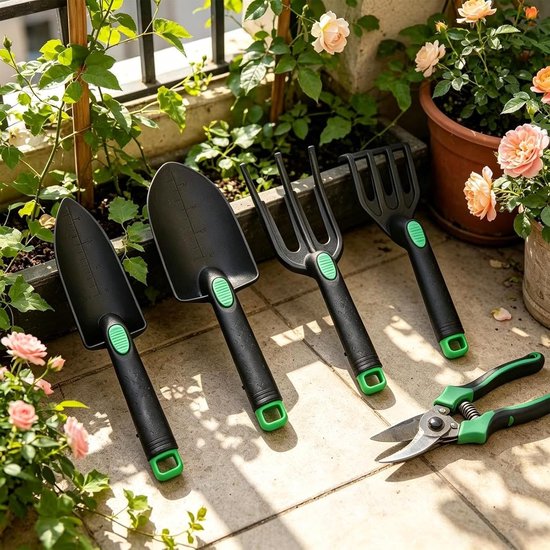 Tuingereedschap Set - Tuinhandgereedschap Basis tuinset - Tuinonderhoud - Ergonomische Antislip Handgrepen - 30 x 16 x 10 cm van Tuingereedschap. — afbeelding 4