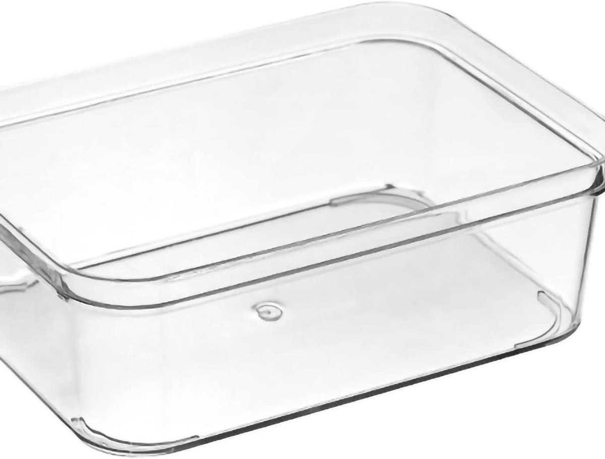 Lade organizers - Opbergbakken Ladeverdelers - Ruimte ordenen - Transparant en zichtbaar - 20 x 14 x 7 cm - Transparant