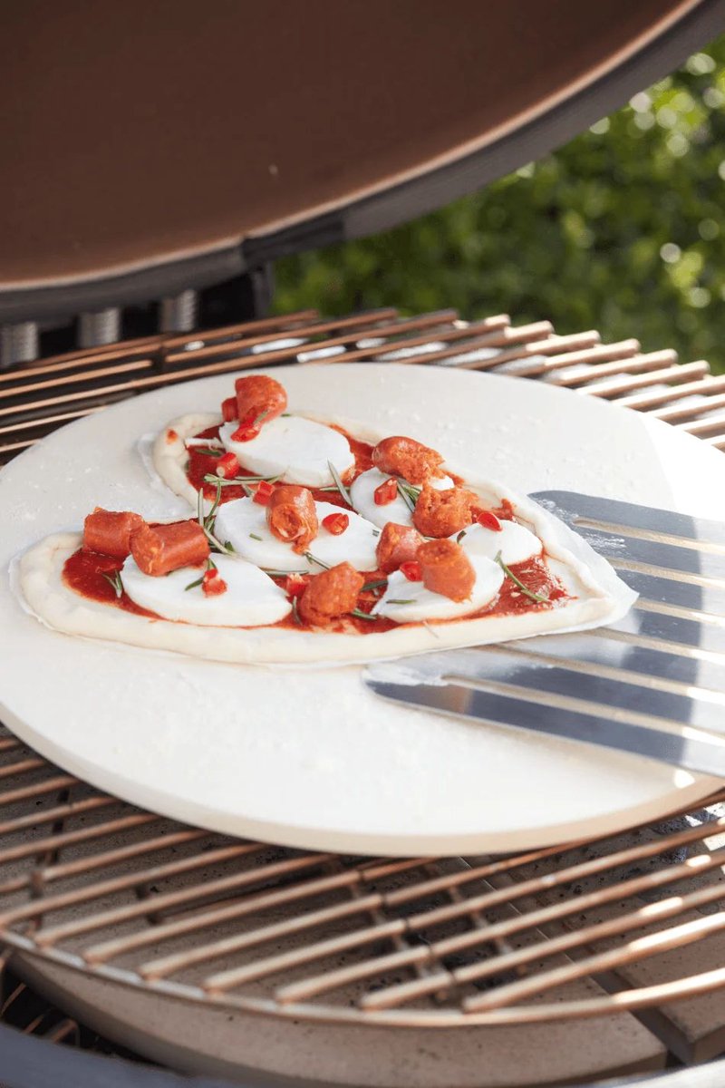 Barbecook Plaque à pizza BBQ - Pierre à pizza - Pour barbecue - Rond - 36cm