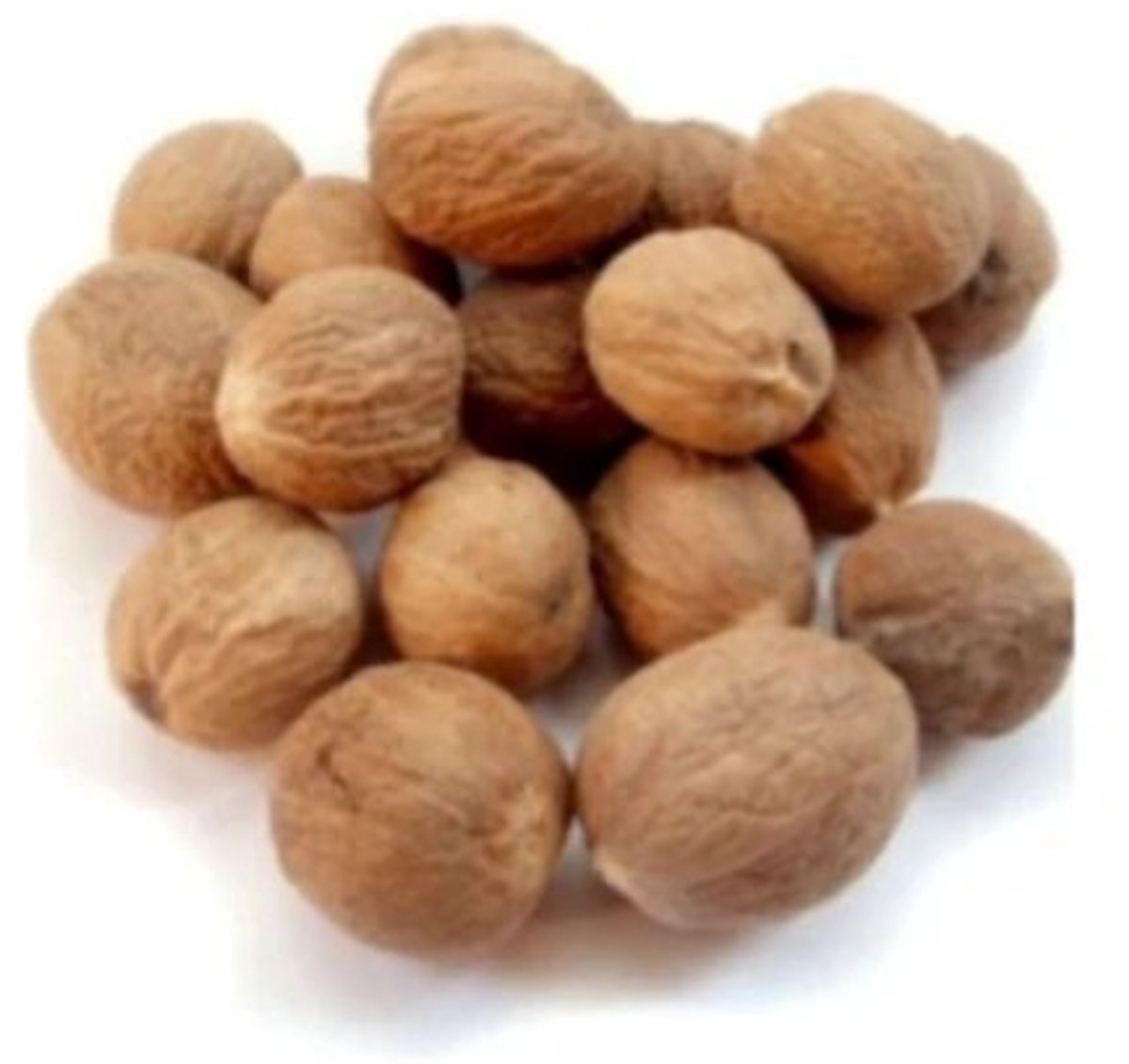 East Indian Whole Nutmeg Nootmuskaat 100 gram sachet.