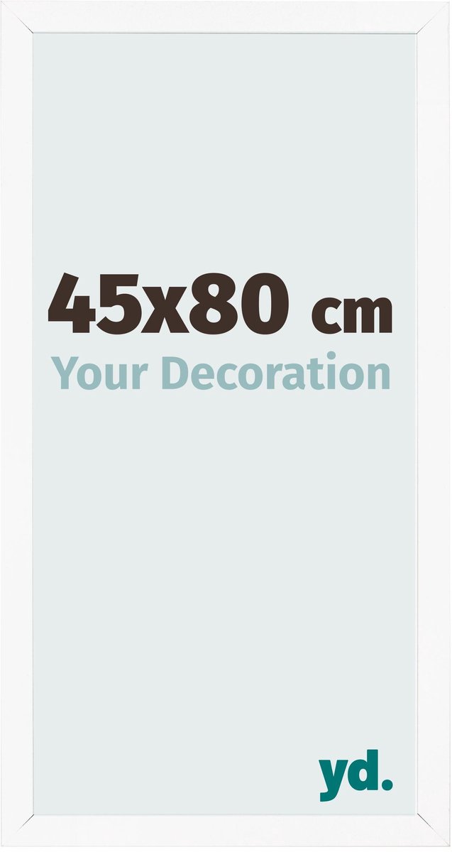 Your Decoration - Fotolijst 45x80 cm - MDF - Wit Mat - Bologna
