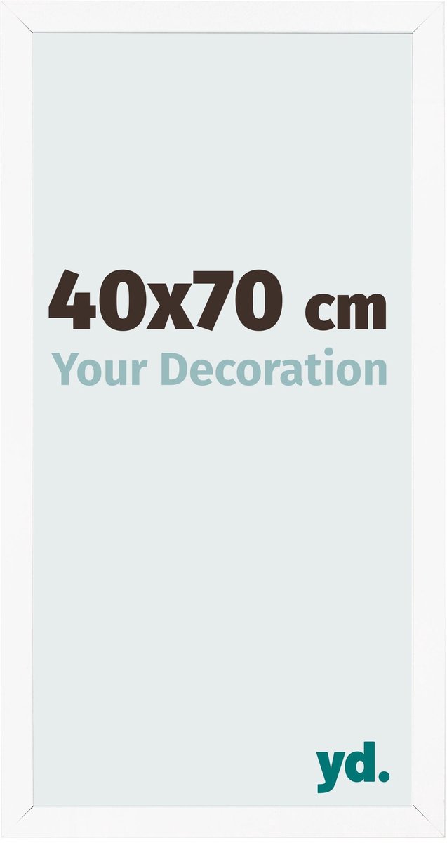 Your Decoration - Fotolijst 40x70 cm - MDF - Wit Mat - Bologna