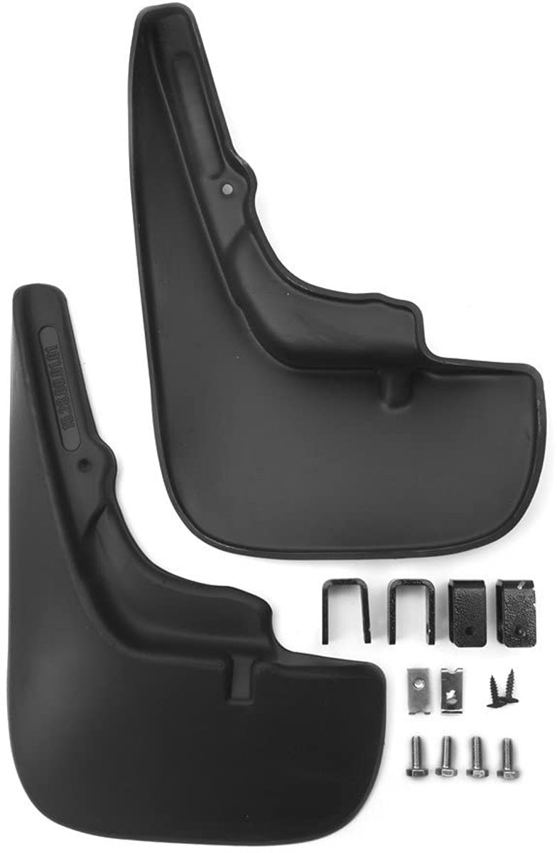 Dailygoods - Rubberen Spatbescherming voor Ducato - Set van 2 Stuks