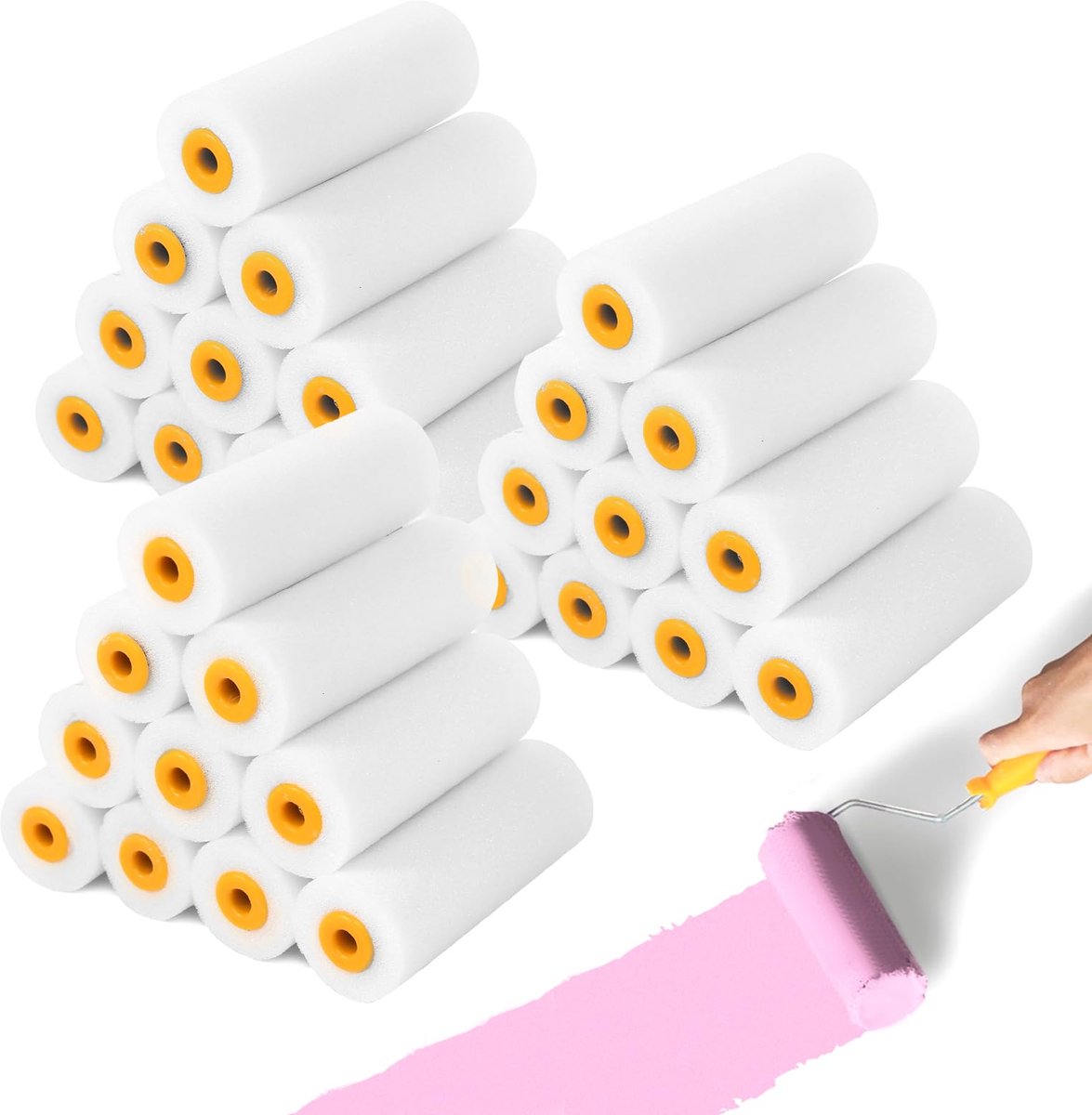 Dailygoods - Verfrol van 10 cm - Hoge Dichtheid voor Huis en Meubels