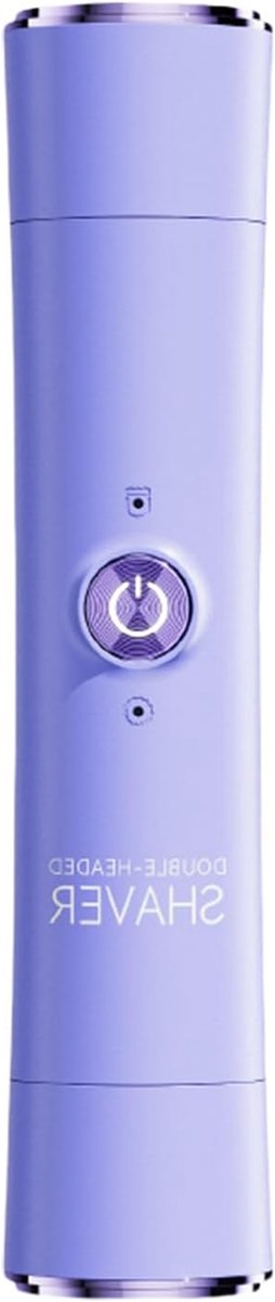 Elektrisch Scheerapparaat - Dames Trimmer - Persoonlijke Verzorging - Dubbele Opzetstukken - 15 cm - Violet