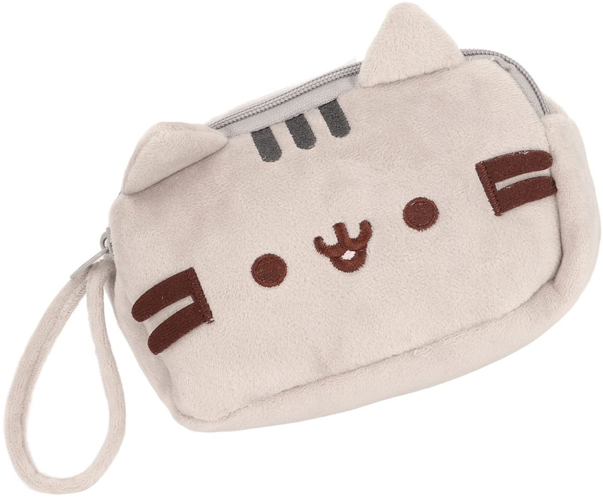 Dailygoods - Schattige Kattenpotloodetui - Draagbare Canvas Toilettas voor School