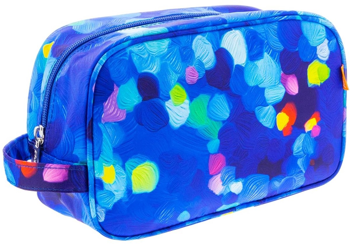 Dailygoods - Toilettas Tidy - Blauw Palet - Compact en Stijlvol