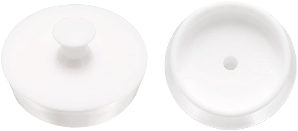 Dailygoods - Set van 2 Siliconen Afvoerstoppen - Voor Bad, Keuken en Douche