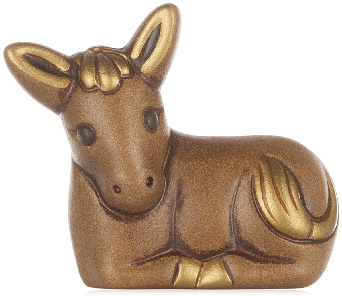 Dailygoods - Ezel Keramische Decoratie 7x7 cm - Handbeschilderd