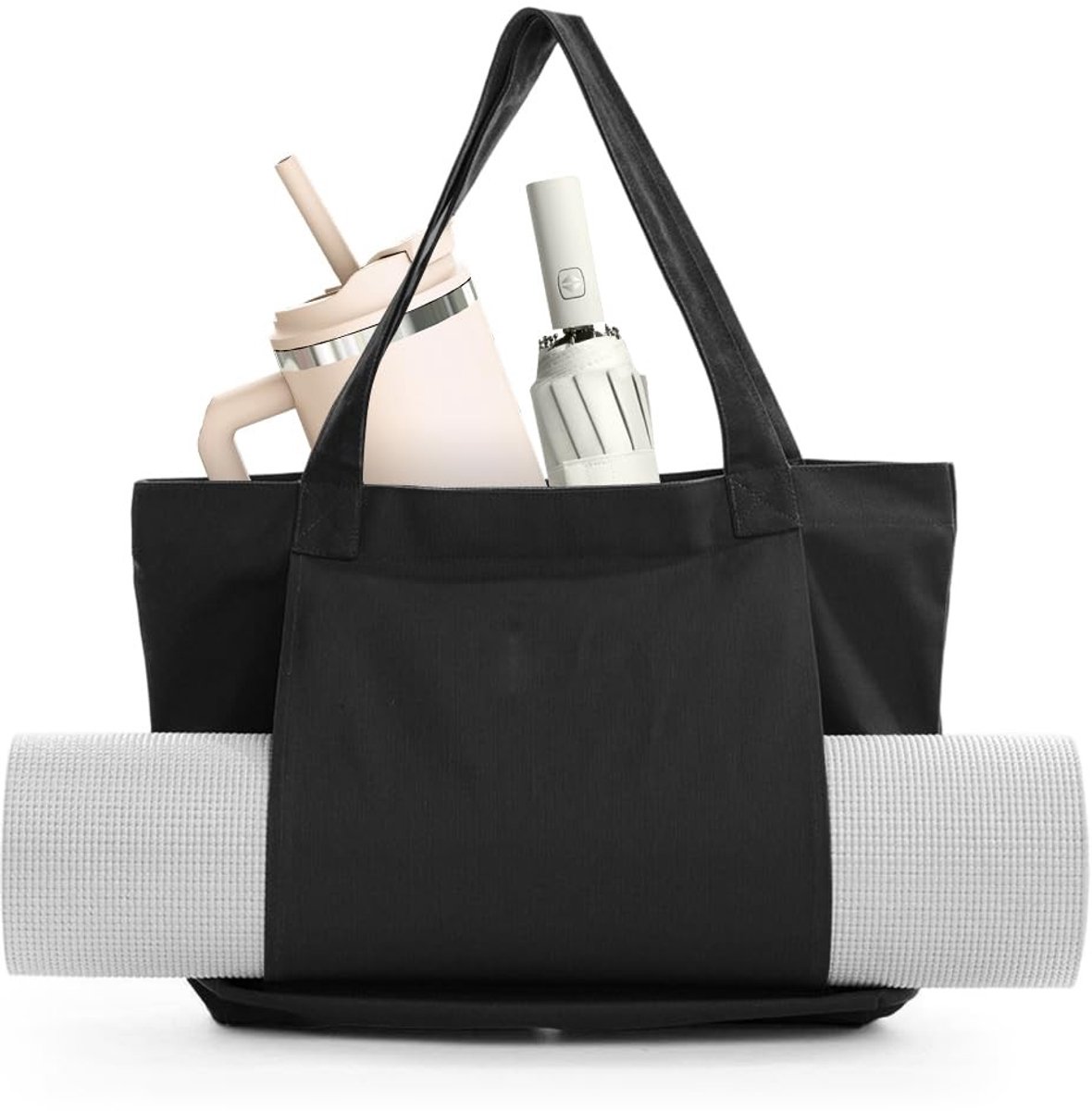 Dailygoods - Yogatas voor dames - Waterdichte sporttas met nat vak voor yogamat