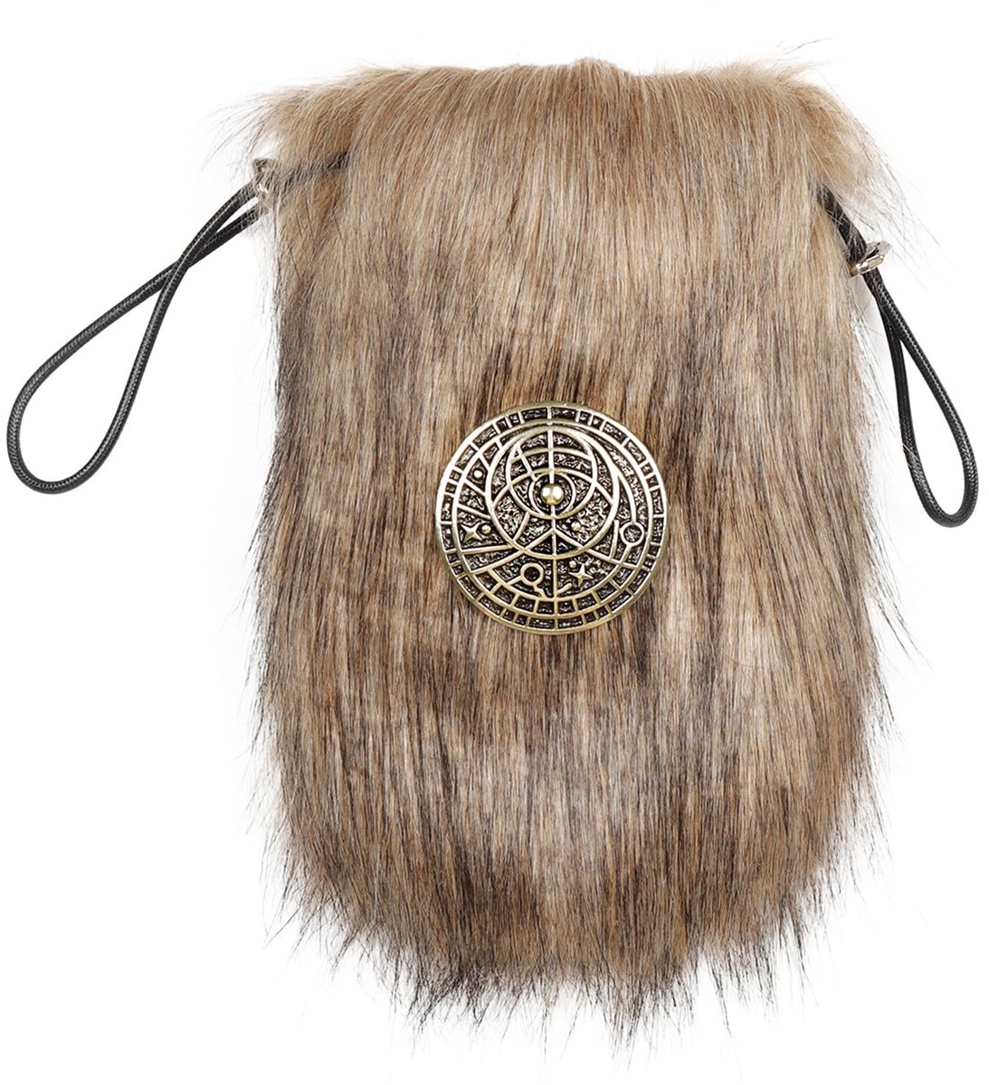 Dailygoods - Viking Bont tas - Buideltas voor middeleeuwse accessoires - Uniseks