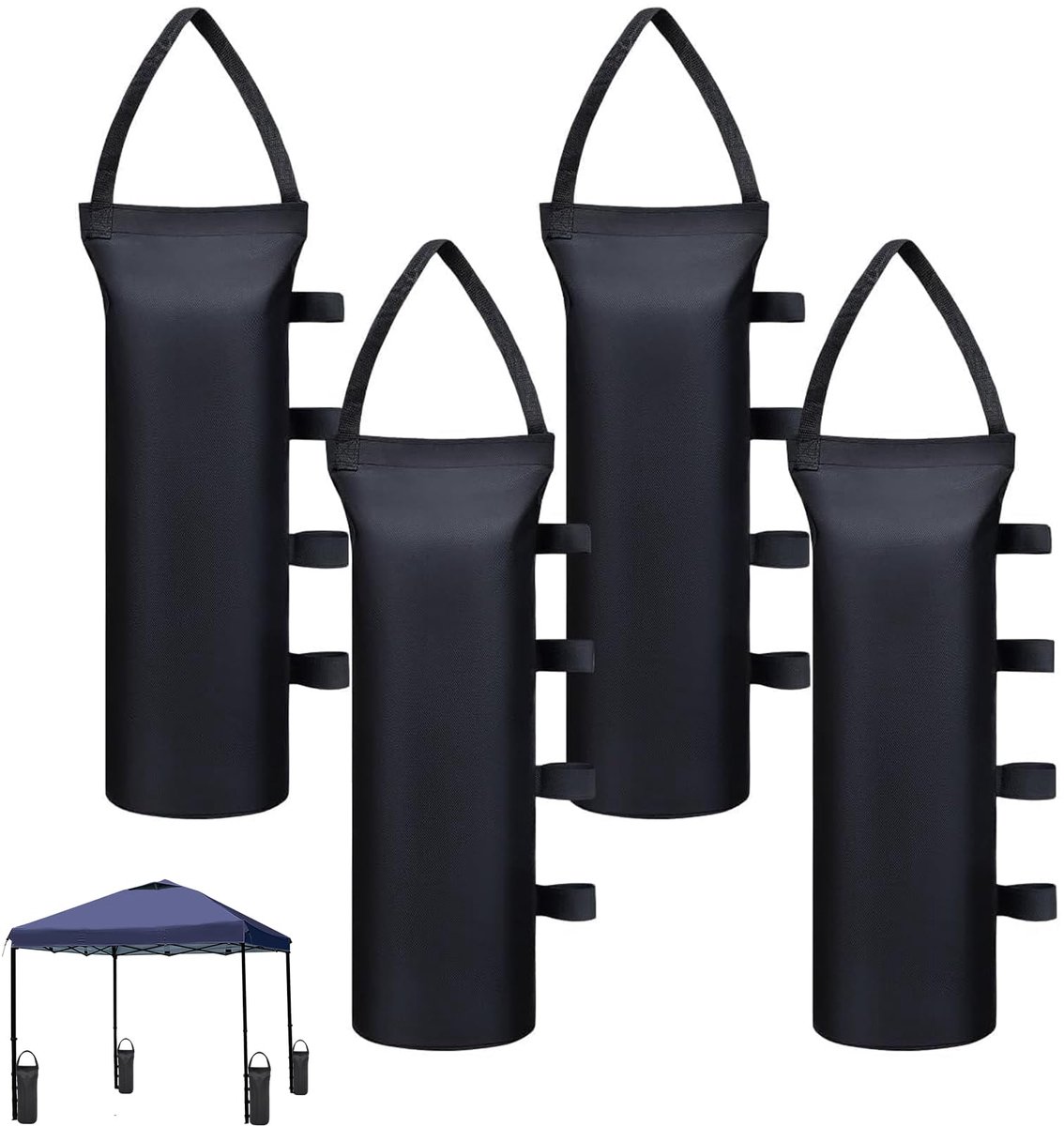 Dailygoods - Set van 4 Pavillon Gewichten - Draagbare Zandzakken voor Buitengebruik