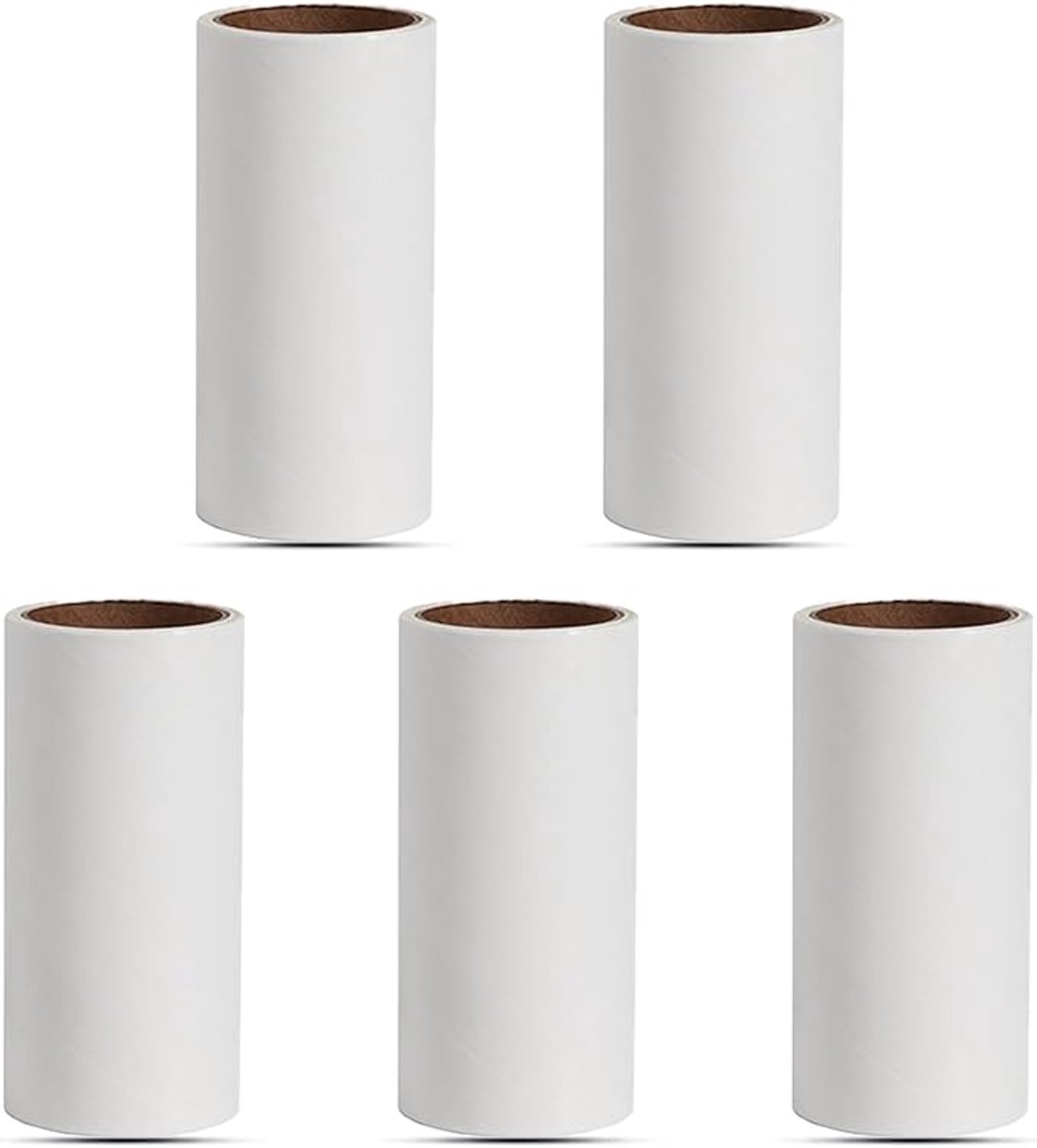 Pluisroller Vullingen - Kleding rollers - Scheurbare Pluisroller - kleefroller - Zelfreinigende pluisrol - Kleding Reinigen - Geschikt Voor kleding, bed, tapijt,haren, kattenharen - 5 rollen - 10 x 3.8 cm
