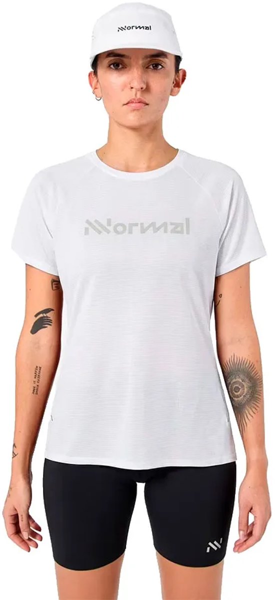 Nnormal Race T-shirt Met Korte Mouwen Wit L Vrouw