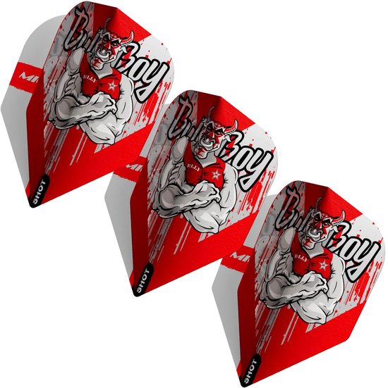Shot Michael Smith Series II NO6 - Dart Flights van Shot! — afbeelding 2