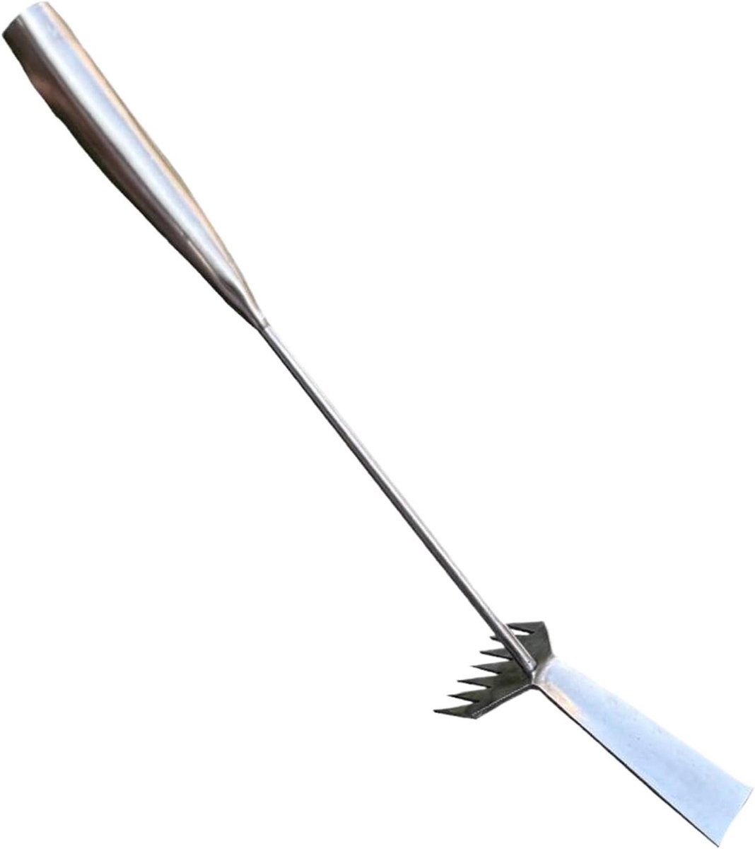 Onkruidverwijderaar Tuin - Grasverwijderaar Hark - Bodembewerking Gazon - Ergonomisch Steelontwerp - 50 cm - Metaal