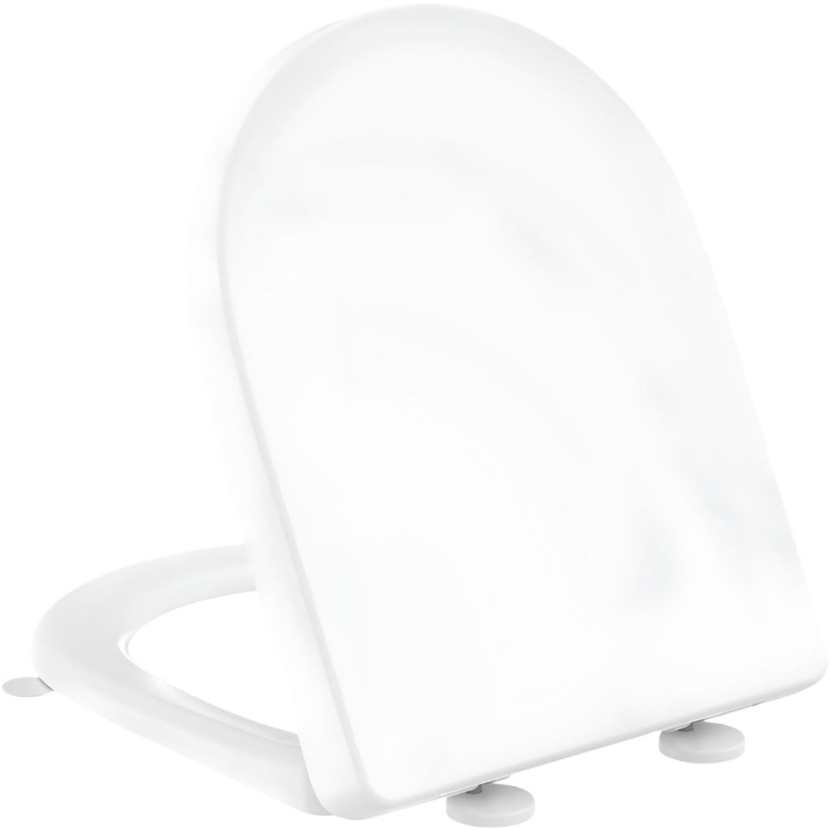 VALI® Wc Bril - Toiletbril Met Deksel - Wc Bril Softclose - Wit - 47cm x 37cm x 4cm