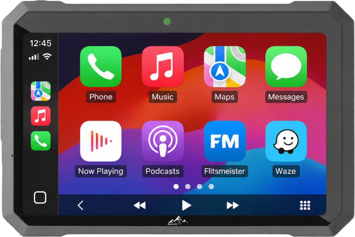 BergGPS® M700 - 7-inch - Motor navigatie met Apple Carplay & Android Auto