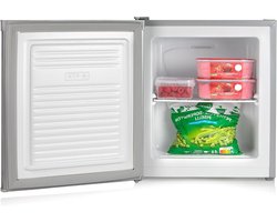 Mini Vriezer - Kleine Diepvries - Extra Vriesruimte - Fluisterstil - 33L - Zilver