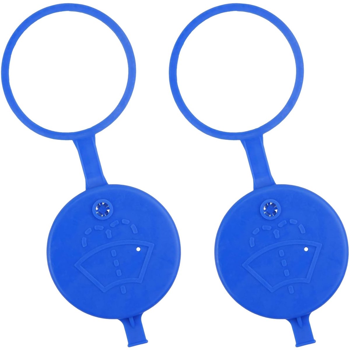 2 Stuks Auto Wisserwater Tankdeksel, Blauw, Vervangend Onderdeel