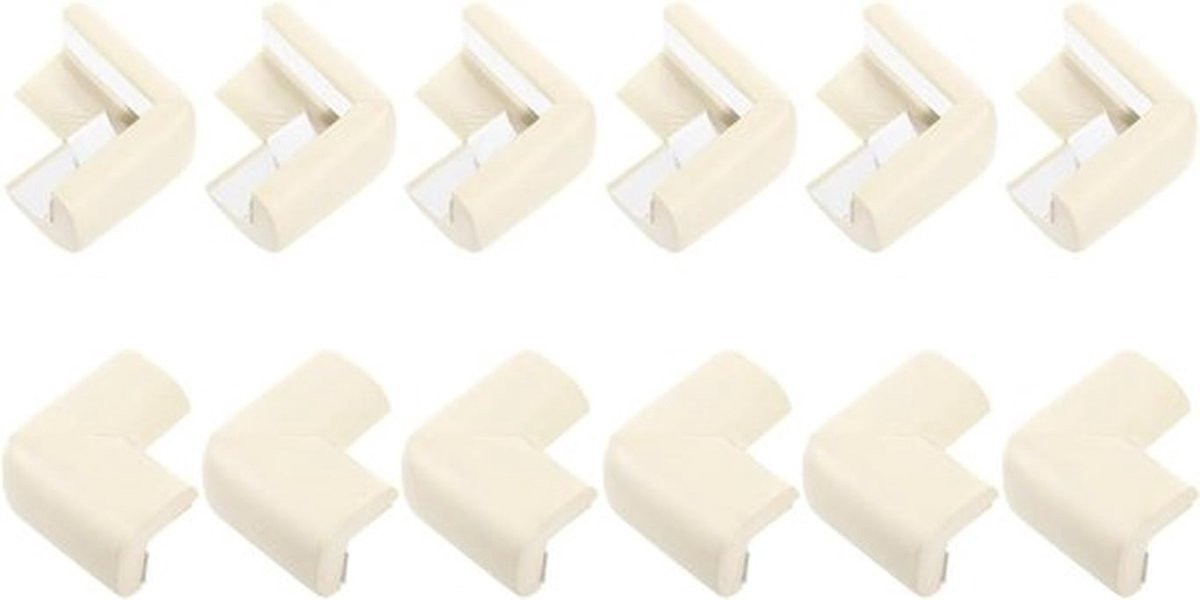 Hoekbescherming zacht schuimrubber, meubels, open haard beige, tafel, kasten 16 stuks