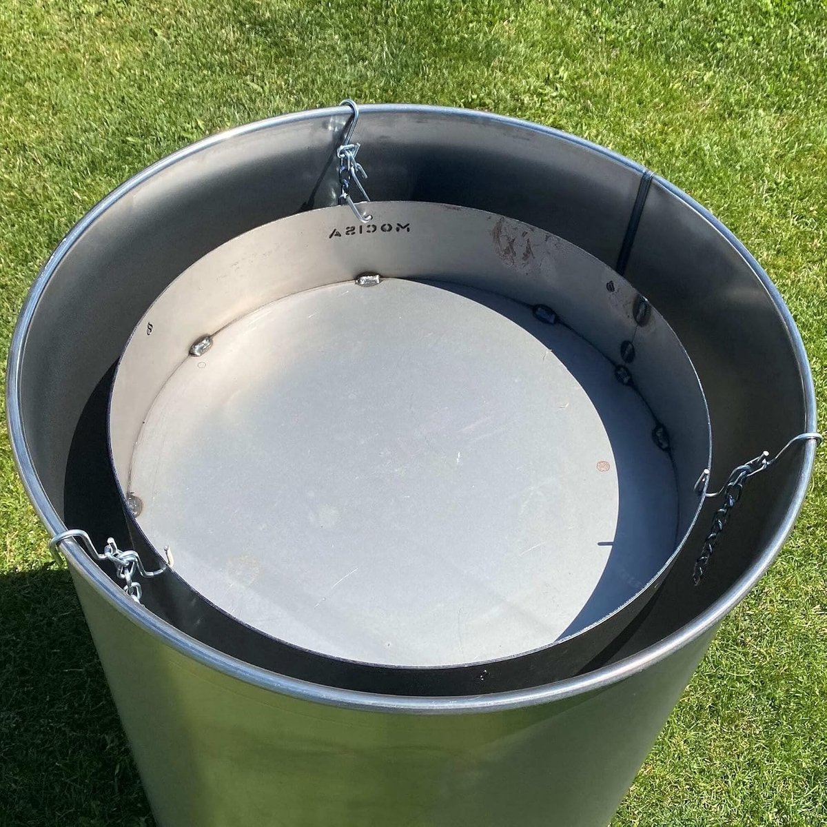 Vuurschaal - Ø 48 cm - Inzetstuk voor Kookplaat - Van Ruw Plaatstaal - Voor Barbecue en Vuurton