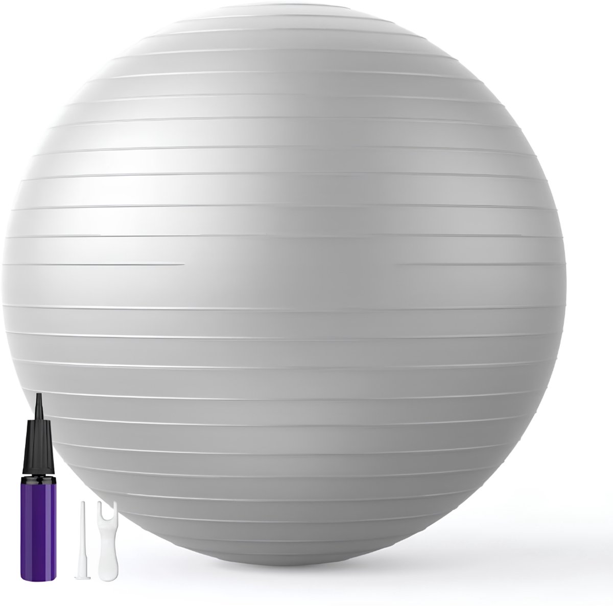 Lìon® Zwangerschaps Bal - Fitness bal - Zwangerschapsbal - Grijs - 23cm x 22cm x 14cm
