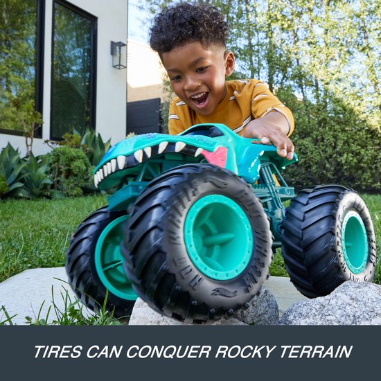 Hot Wheels Monstertrucks kolossale Mega-Wrex speelgoedtruck van Merkloos — afbeelding 2