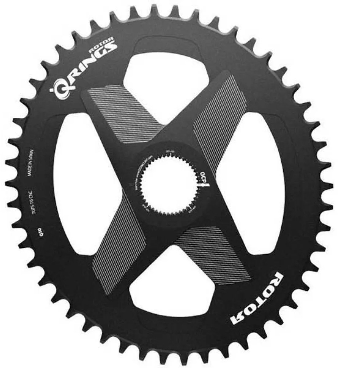 Rotor Q Rings 1x Universal Dm Ovaal Kettingblad Zilver 48t