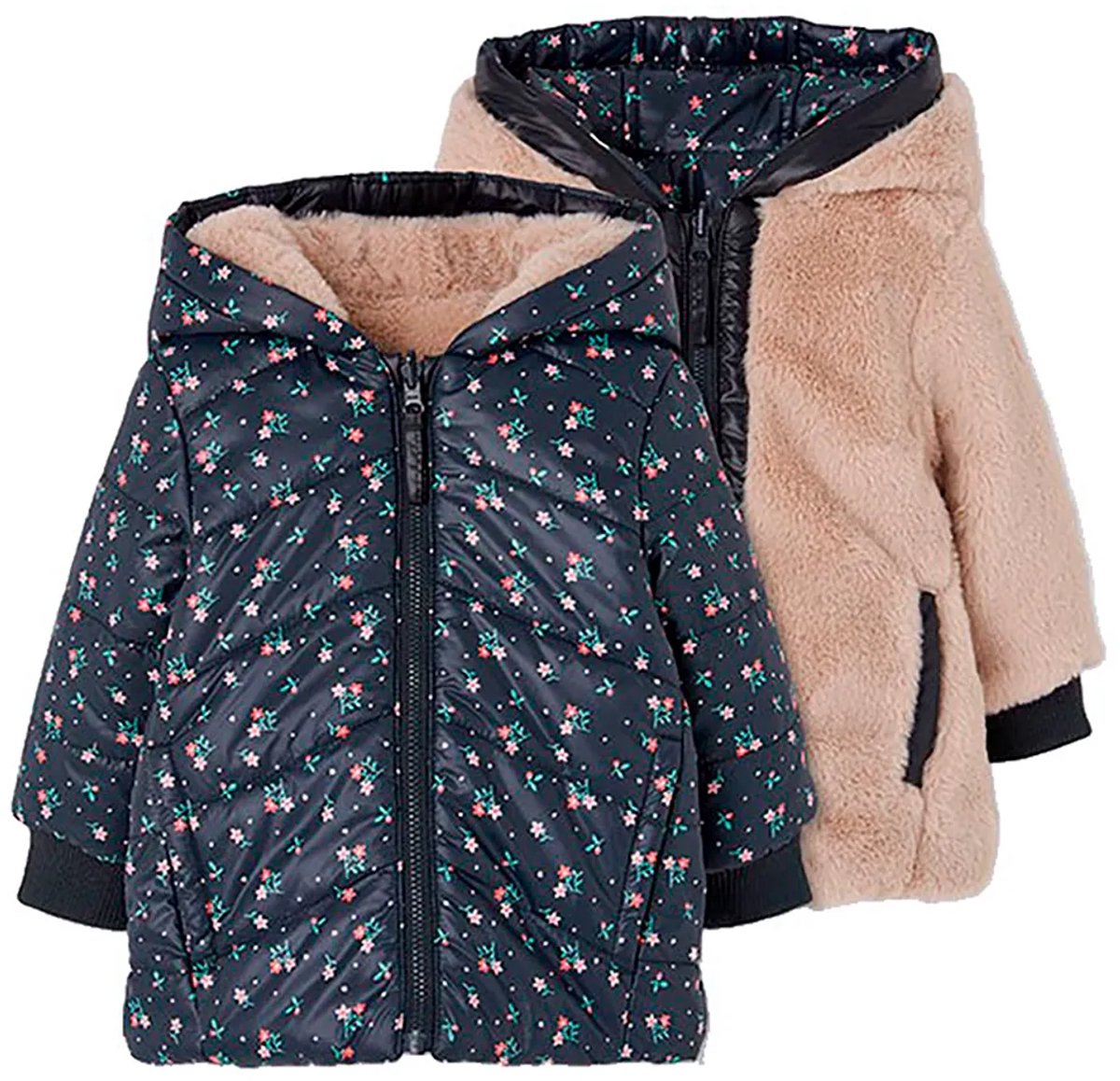 Boboli 324199 Jas Beige,Blauw 8 Years Meisje
