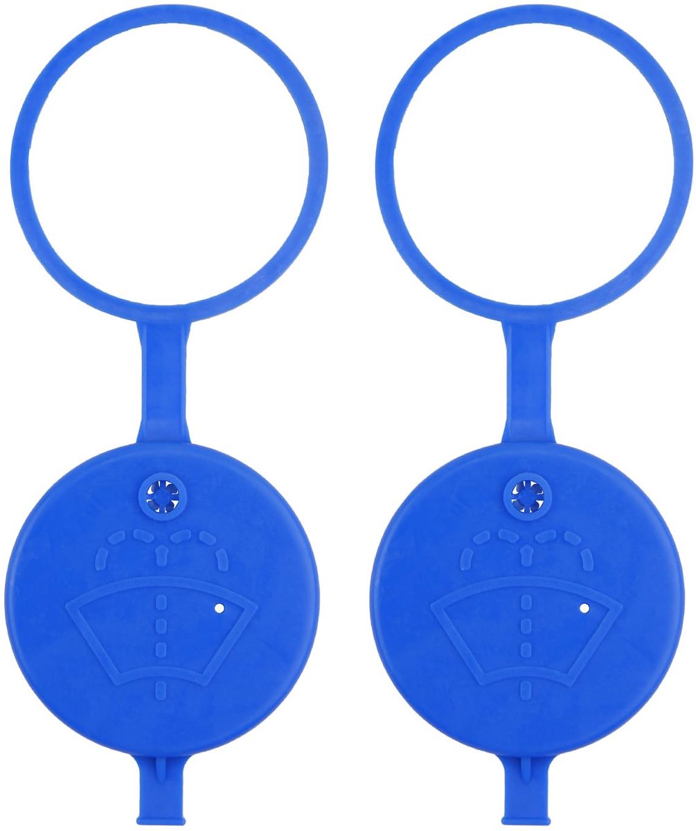 2x Tankdop voor ruitensproeiervloeistof, Blauw