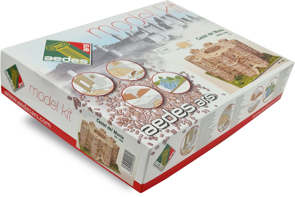 Aedes Ars 1008 Castel del Monte – Bouwpakket Middeleeuws Kasteel – Schaal 1:150