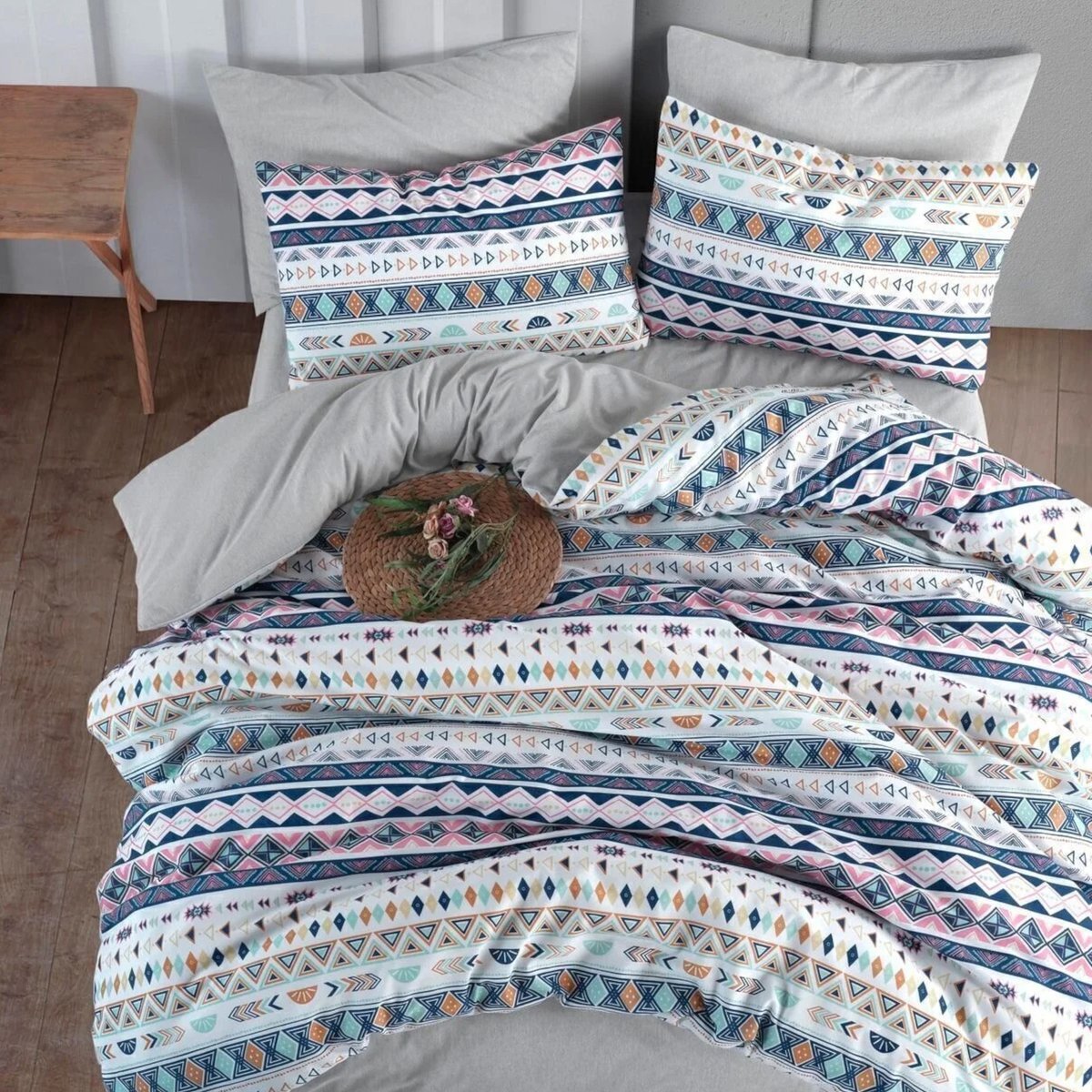 Dekbedovertrekset - Lits-Jumeaux - 240x220+ 2 kussenslopen 60x70 - Diamente