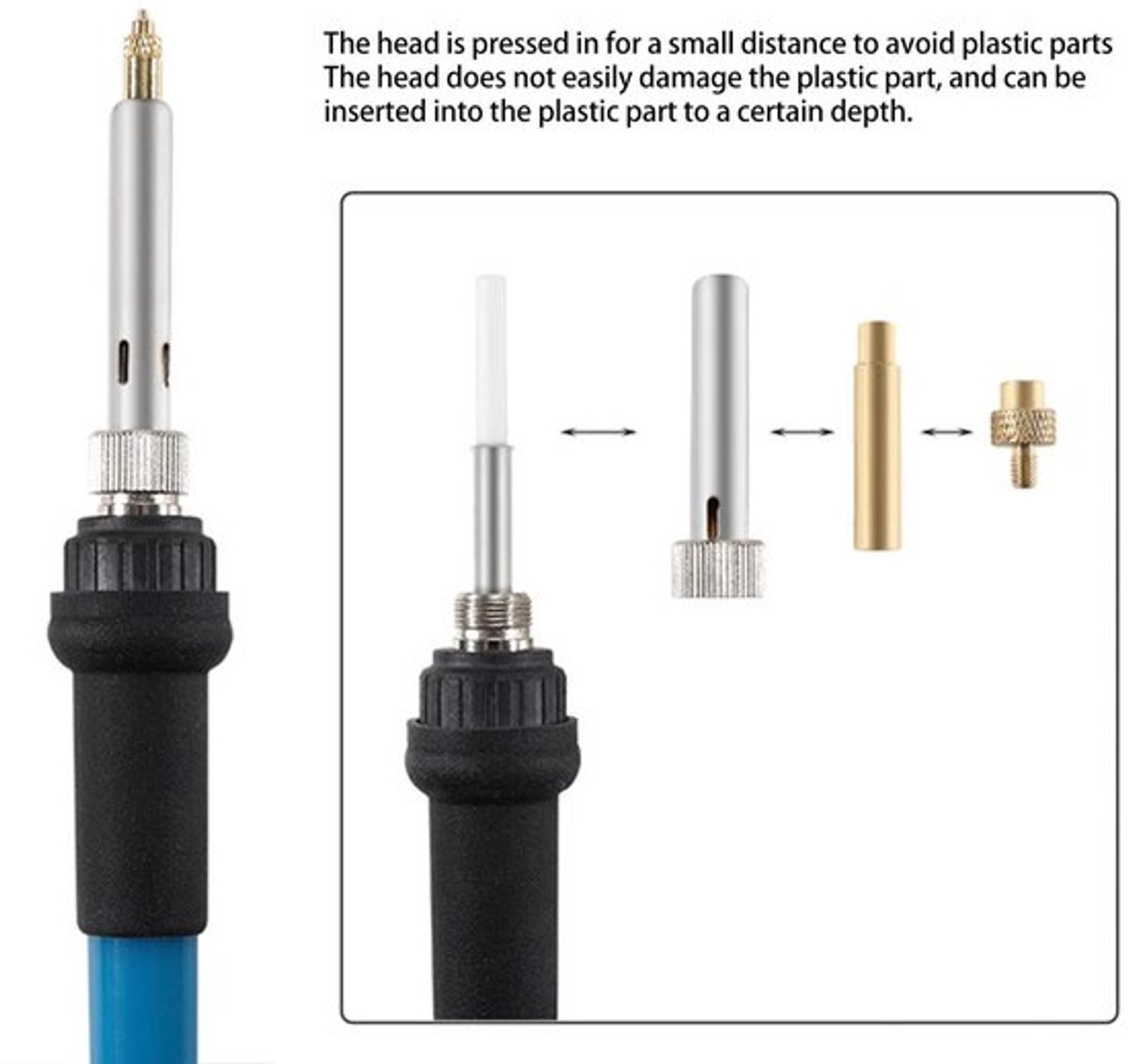 Soldeerbouttips - Universele Soldeertips - Perfect voor 3D-printer - Messing Soldeerpunten - Voor M2 M2.5 M3 M4 M5 M6