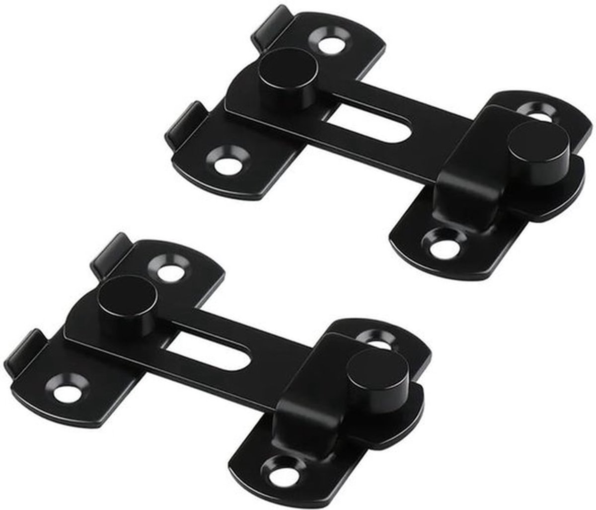 Deurgrendel Hoge Veiligheid - Schuifgrendel - Raamgrendel - Roestvrij Staal - Eenvoudige Installatie - 100 mm x 70 mm x 20 mm - Sluitsysteem