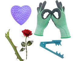 Rozen Dornverwijderaar - Bloemen Ontblader - Bloemen Voorbereiden - Veilig en Efficiënt - 12 x 12 x 2 cm