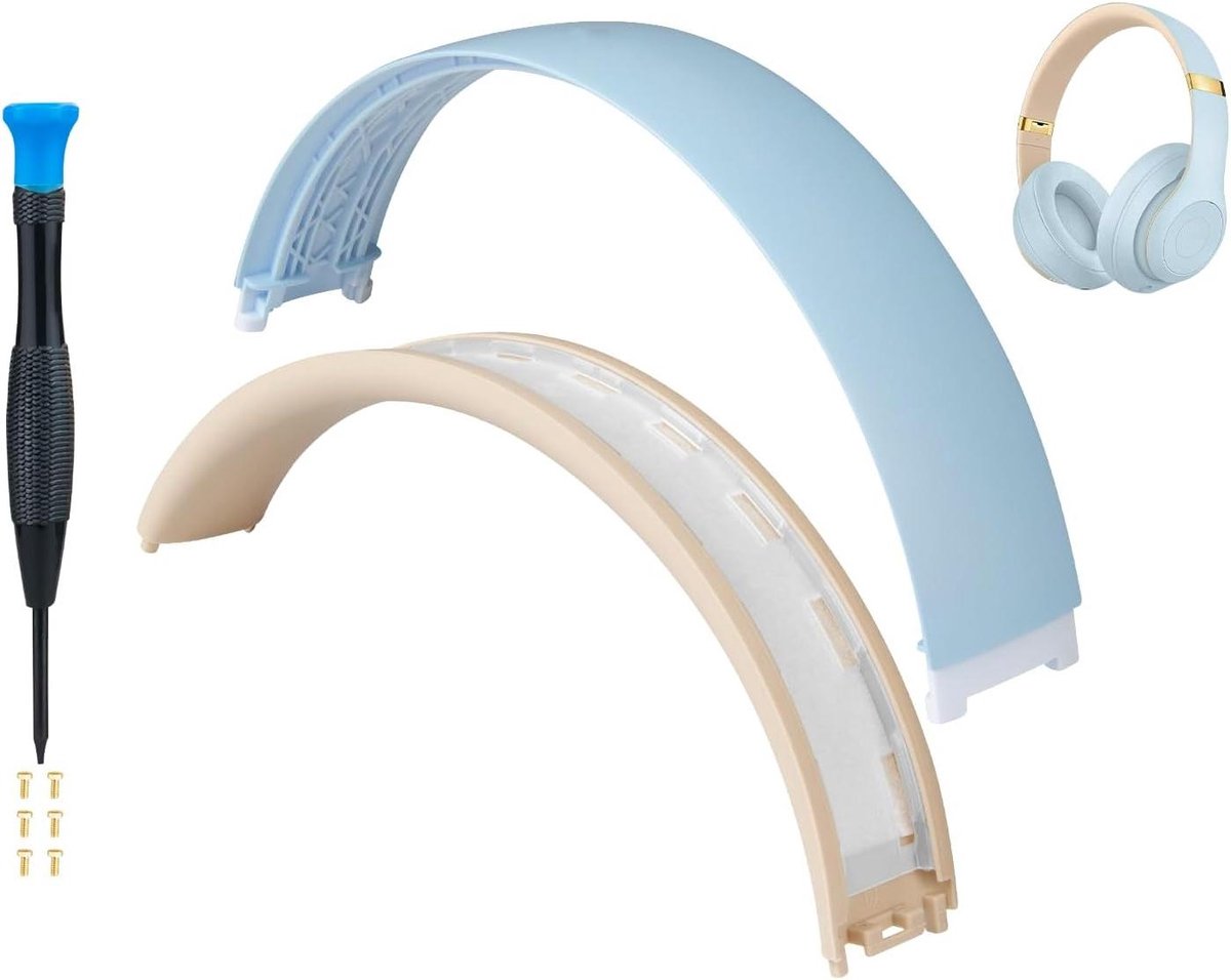 Hoofdband Cover Kit - Reparatieset Hoofdtelefoon - Hoofdtelefoon Repareren - Duurzaam Siliconen Plastic - 167 x 76 x 34 cm