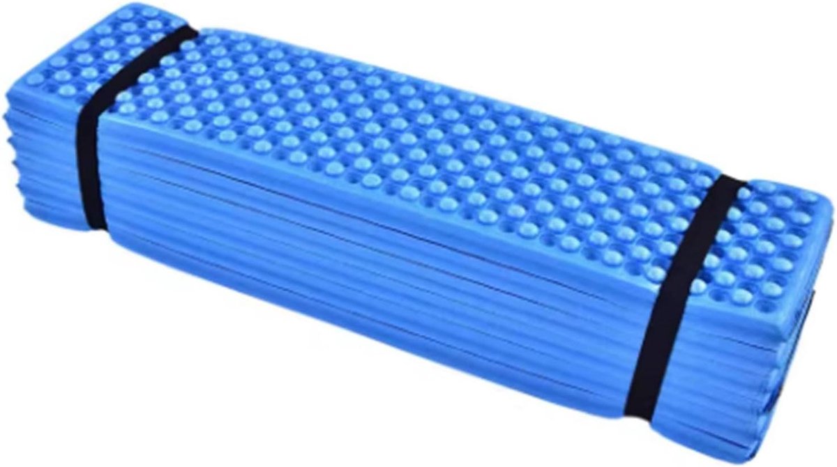 Opblaasbaar Slaapmatje - Luchtbed Reismat - Kamperen Buiten - Ultralight Waterdicht - 185 x 55 cm - Blauw